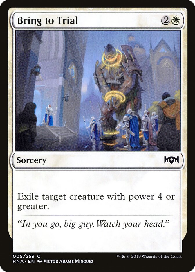 Bring to Trial (Ravnica Allegiance)