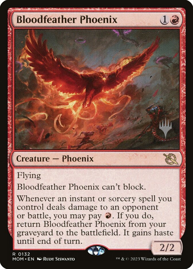 Bloodfeather Phoenix (March of the Machine Promos)