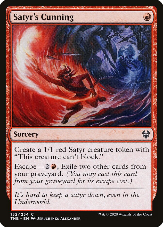 Satyr's Cunning (Theros Beyond Death)