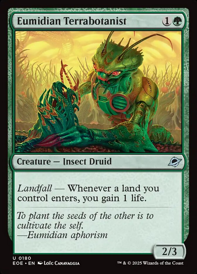 Eumidian Terrabotanist (Edge of Eternities)