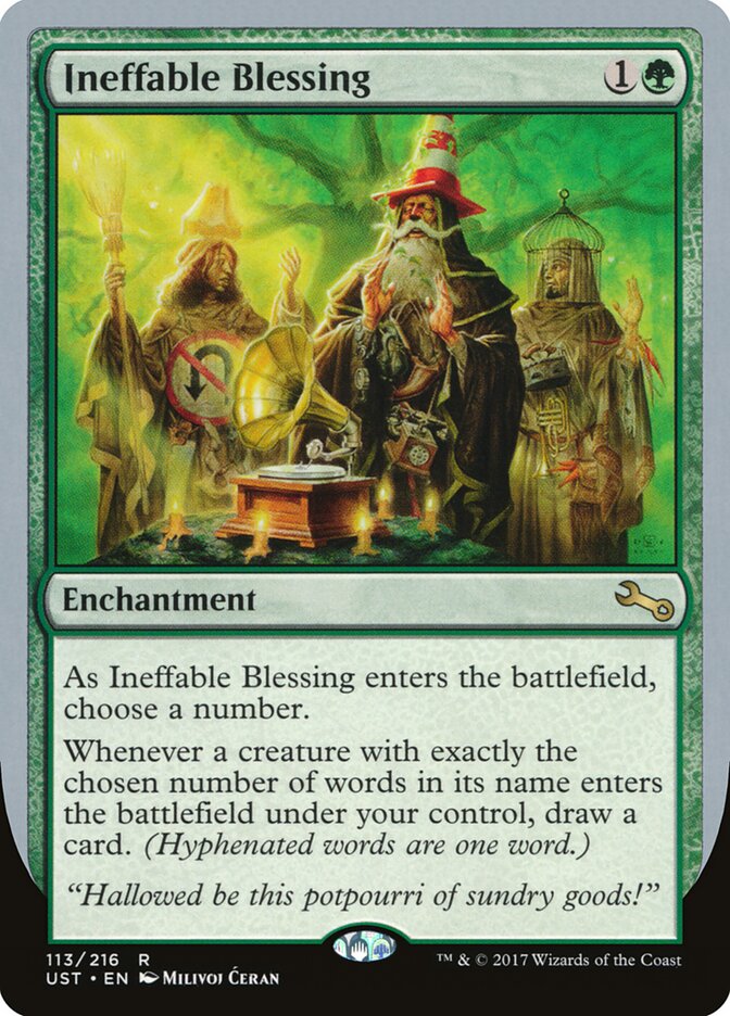 Ineffable Blessing (Unstable)
