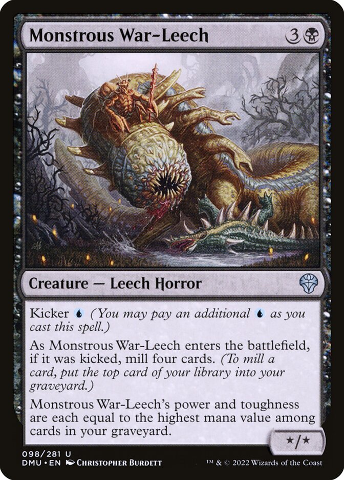 Monstrous War-Leech (Dominaria United)