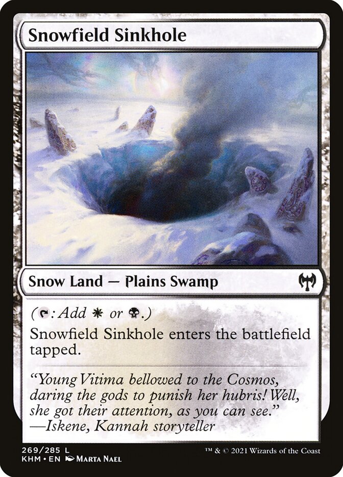 Snowfield Sinkhole (Kaldheim)