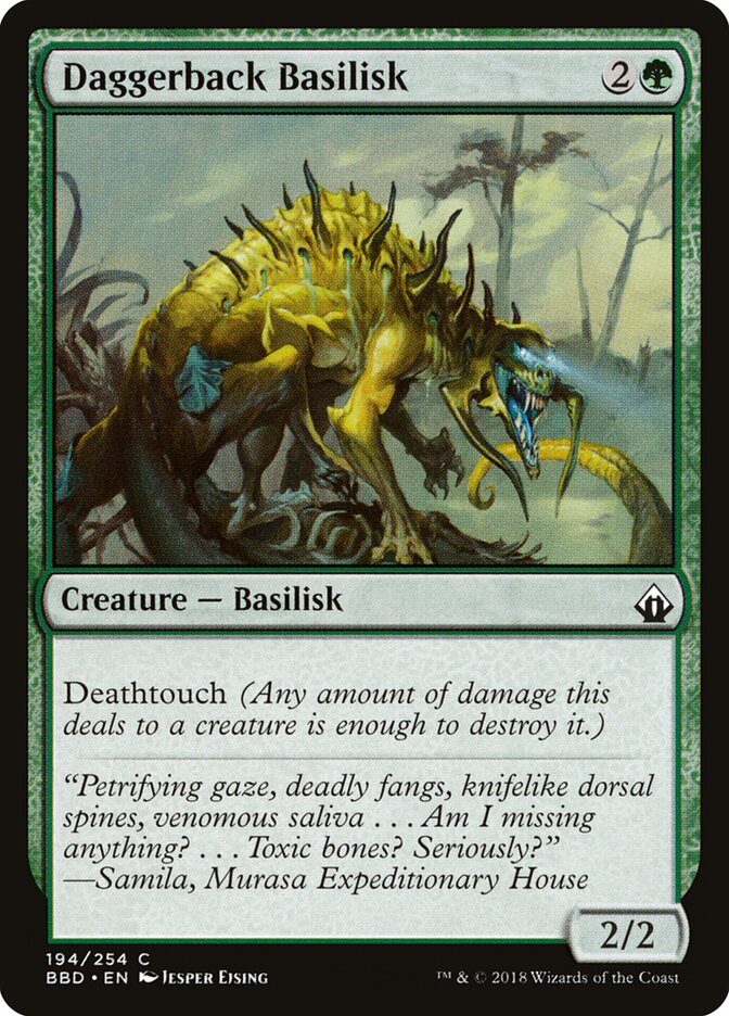 Daggerback Basilisk (Battlebond)