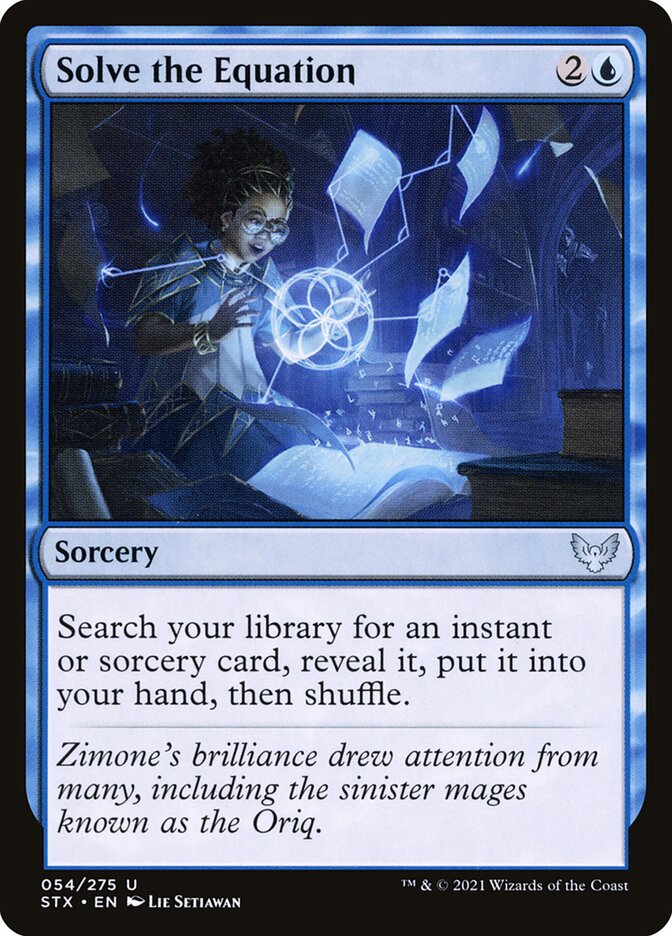 Solve the Equation (Strixhaven: School of Mages)
