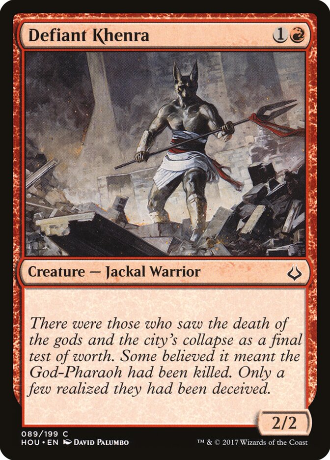 Defiant Khenra (Hour of Devastation)
