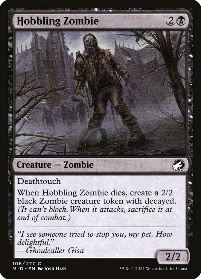 Hobbling Zombie (Innistrad: Midnight Hunt)