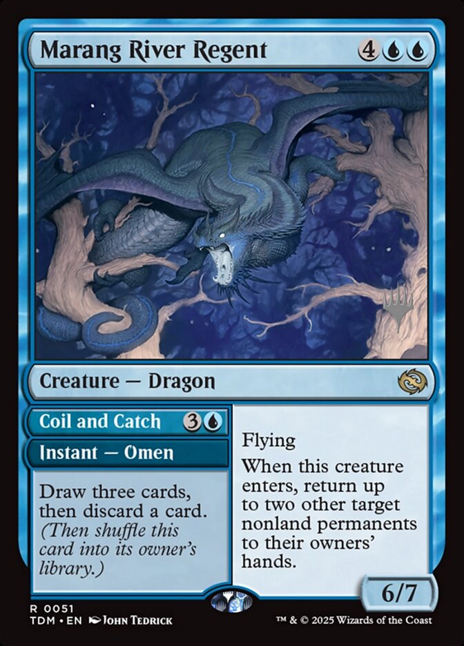 Marang River Regent // Coil and Catch (Tarkir: Dragonstorm Promos)