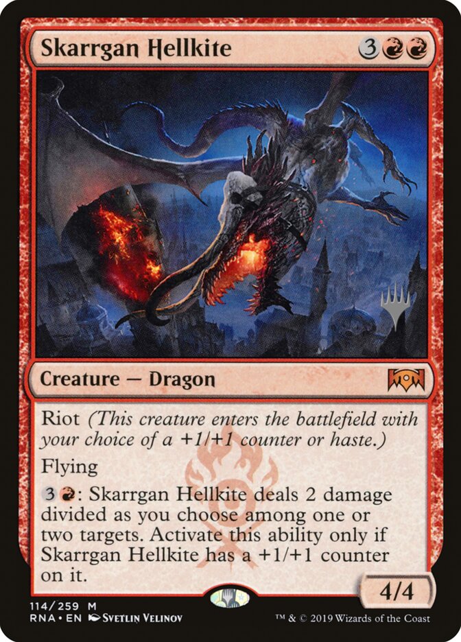 Skarrgan Hellkite (Ravnica Allegiance Promos)