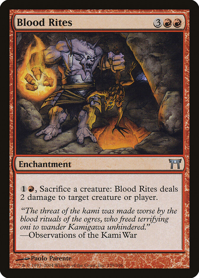 Blood Rites (Champions of Kamigawa)