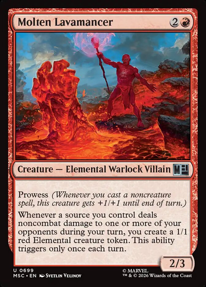 Molten Lavamancer (Marvel Super Heroes Commander)