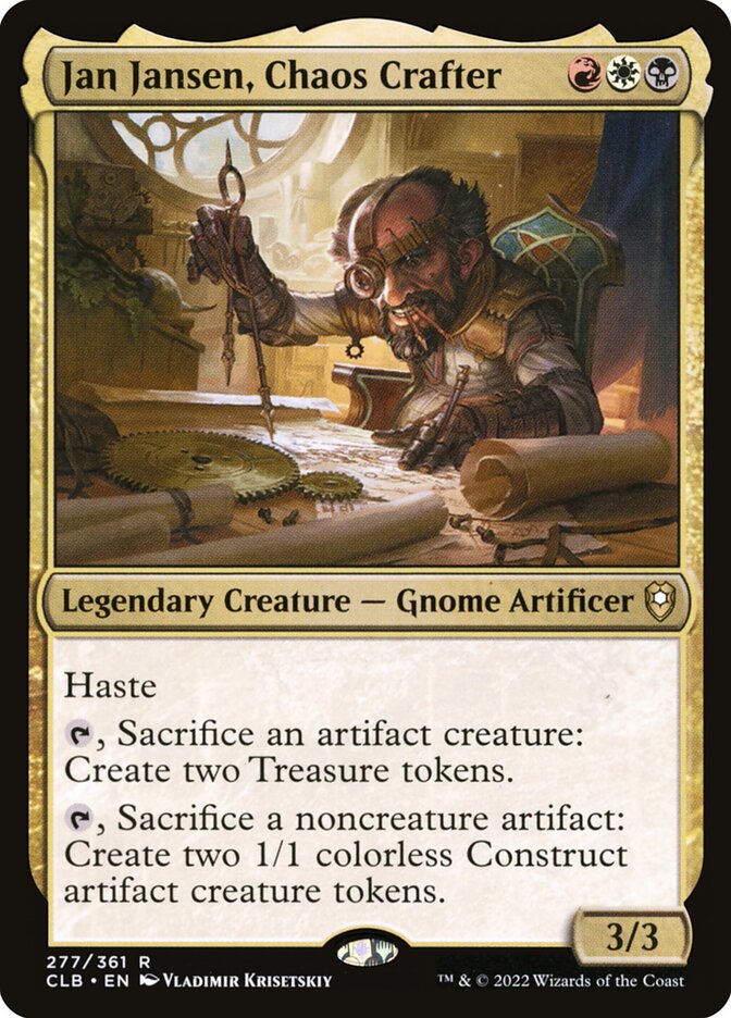Jan Jansen, Chaos Crafter (Commander Legends: Battle for Baldur's Gate)