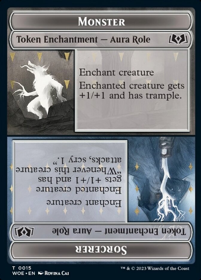 Monster // Sorcerer (Wilds of Eldraine Tokens)