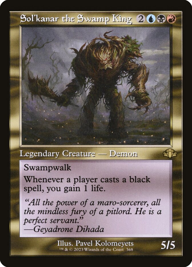 Sol'kanar the Swamp King (Dominaria Remastered)