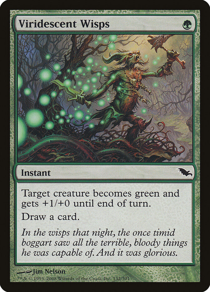 Viridescent Wisps (Shadowmoor)
