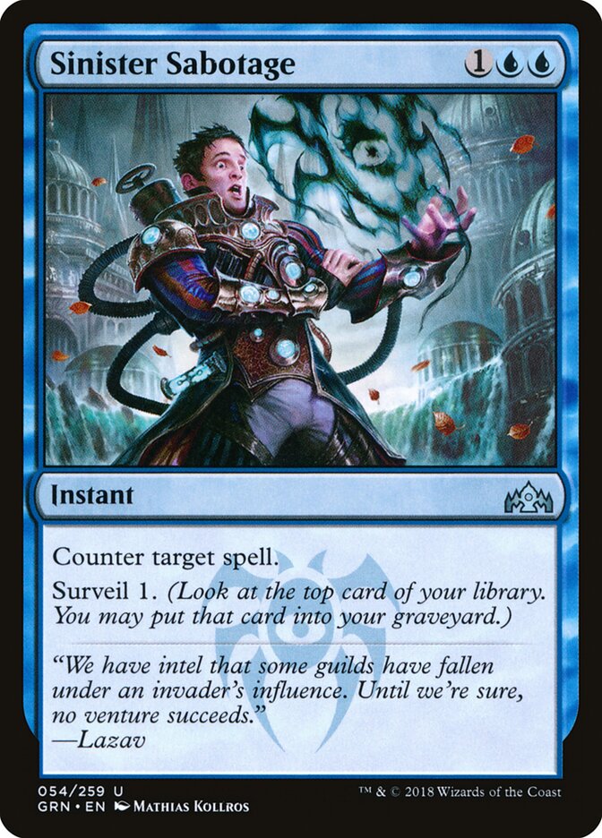 Sinister Sabotage (Guilds of Ravnica)