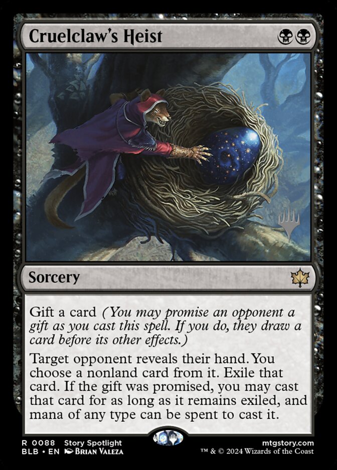 Cruelclaw's Heist (Bloomburrow Promos)