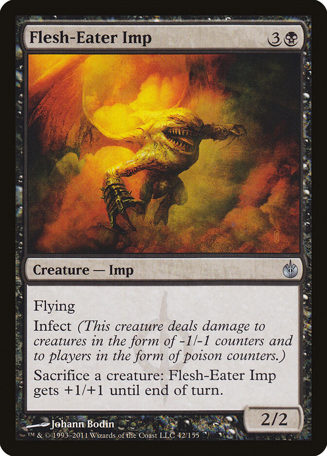 Flesh-Eater Imp (Mirrodin Besieged)