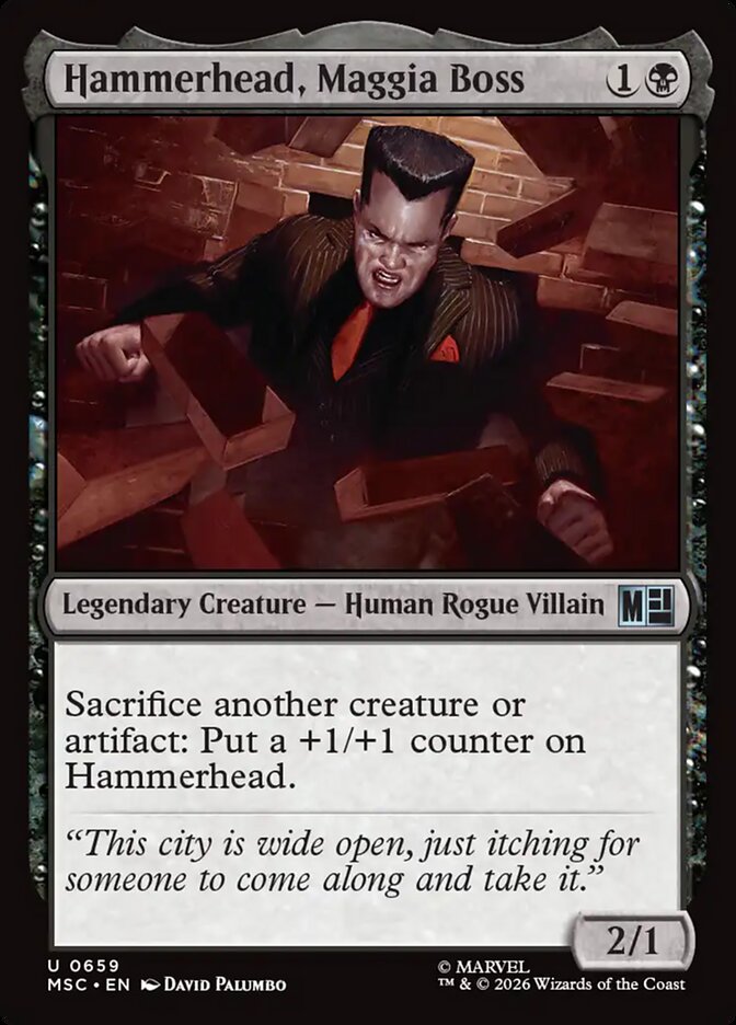 Hammerhead, Maggia Boss (Marvel Super Heroes Commander)