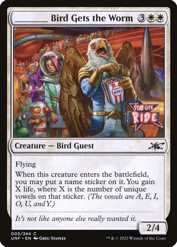 _____ Bird Gets the Worm (Unfinity)