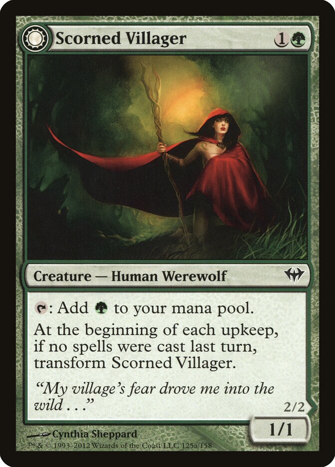 Scorned Villager (Dark Ascension)