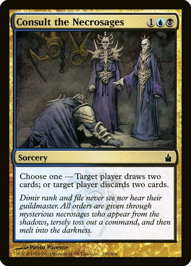 Consult the Necrosages (Ravnica: City of Guilds)