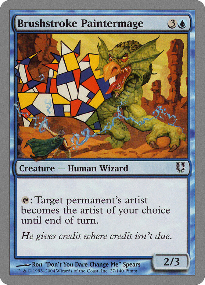 Brushstroke Paintermage (Unhinged)