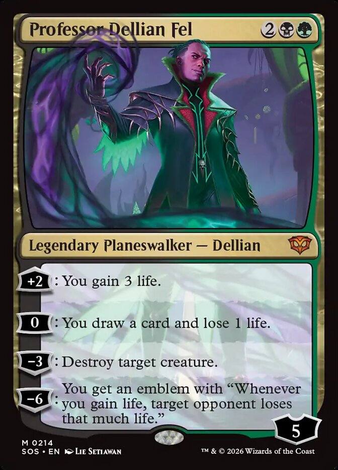 Professor Dellian Fel (Secrets of Strixhaven)