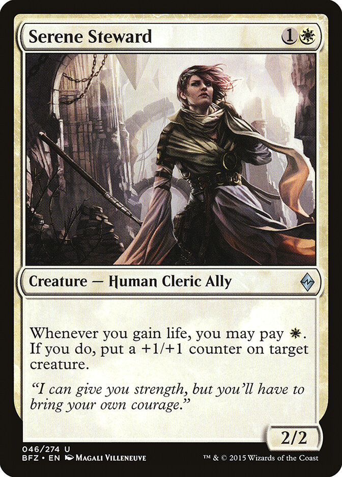 Serene Steward (Battle for Zendikar)