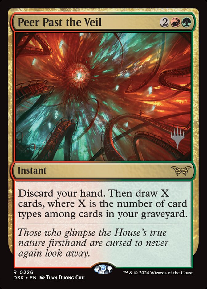 Peer Past the Veil (Duskmourn: House of Horror Promos)