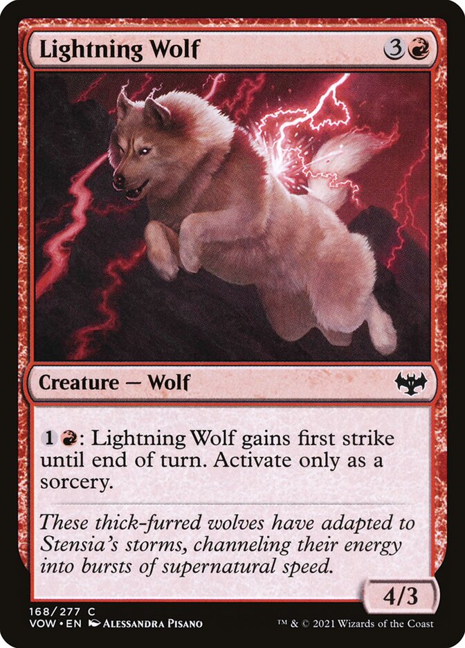 Lightning Wolf (Innistrad: Crimson Vow)