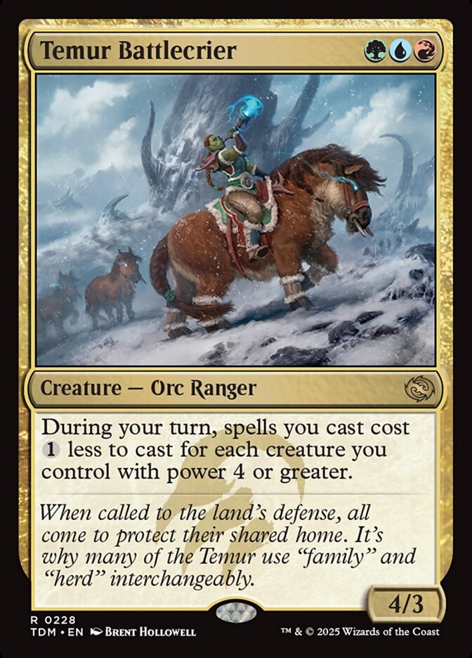 Temur Battlecrier (Tarkir: Dragonstorm)