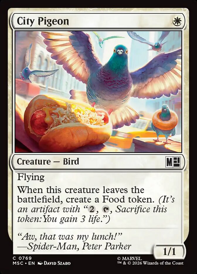 City Pigeon (Marvel Super Heroes Commander)
