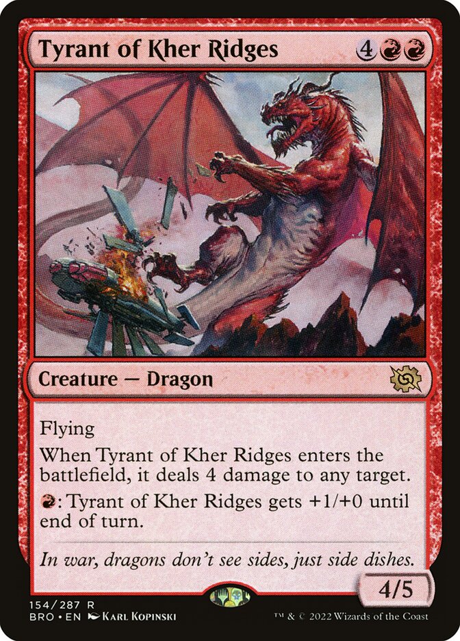 Tyrant of Kher Ridges (The Brothers' War)