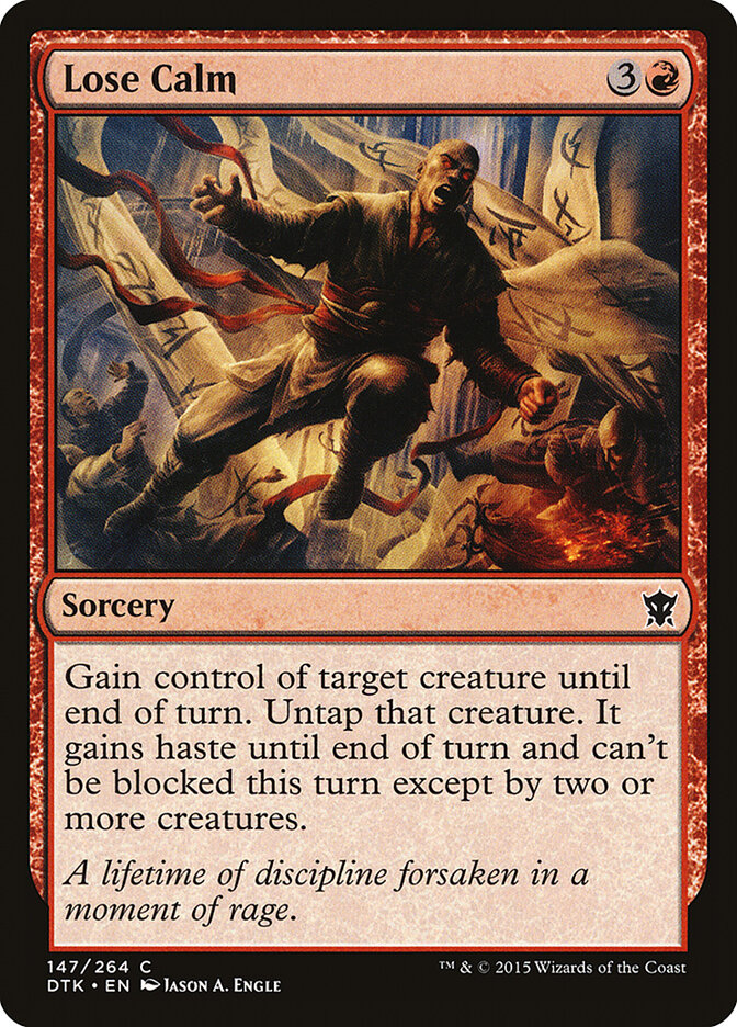 Lose Calm (Dragons of Tarkir)