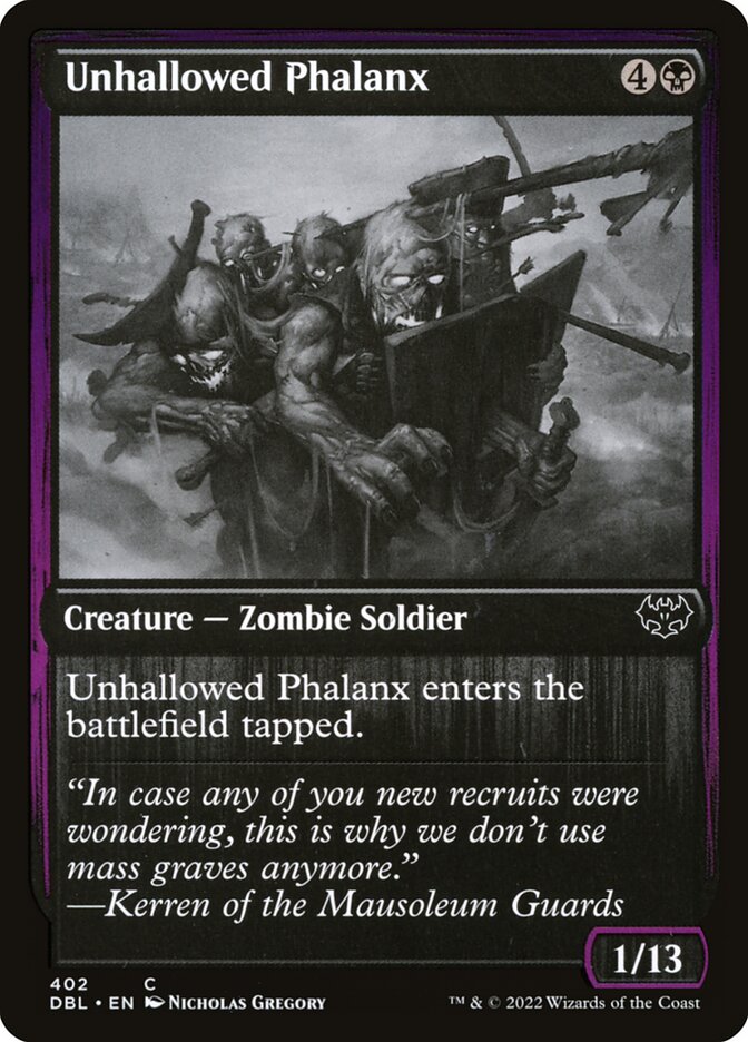 Unhallowed Phalanx (Innistrad: Double Feature)