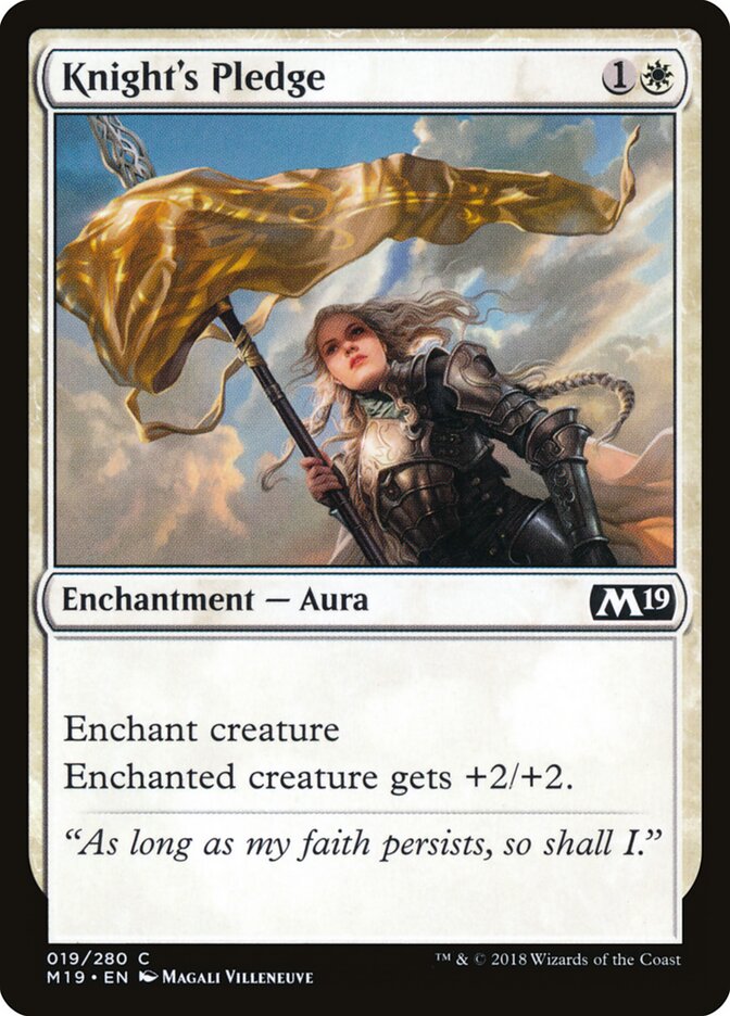 Knight's Pledge (Core Set 2019)