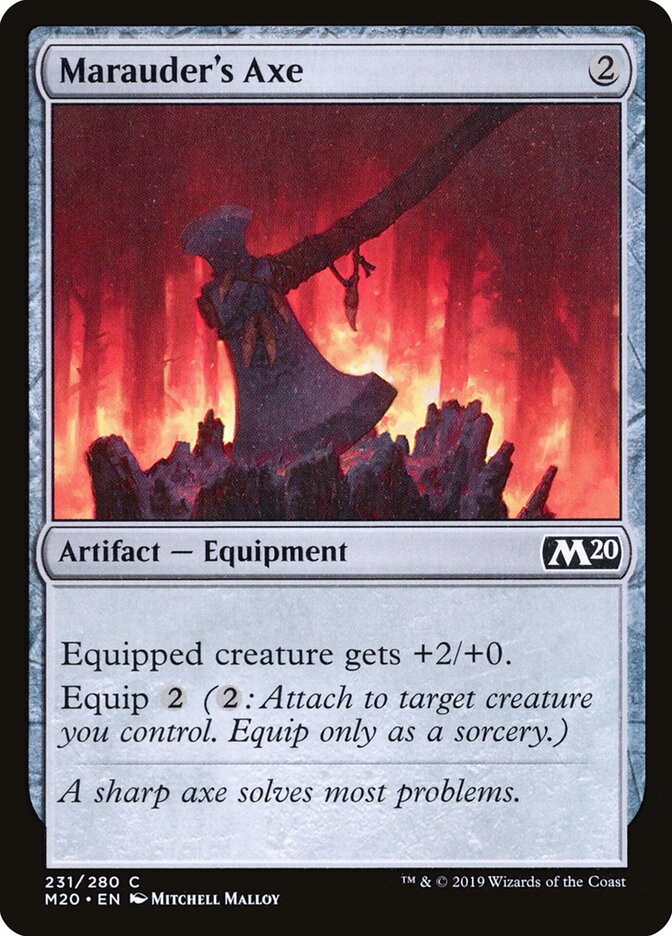 Marauder's Axe (Core Set 2020)