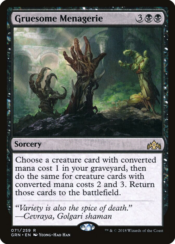 Gruesome Menagerie (Guilds of Ravnica)