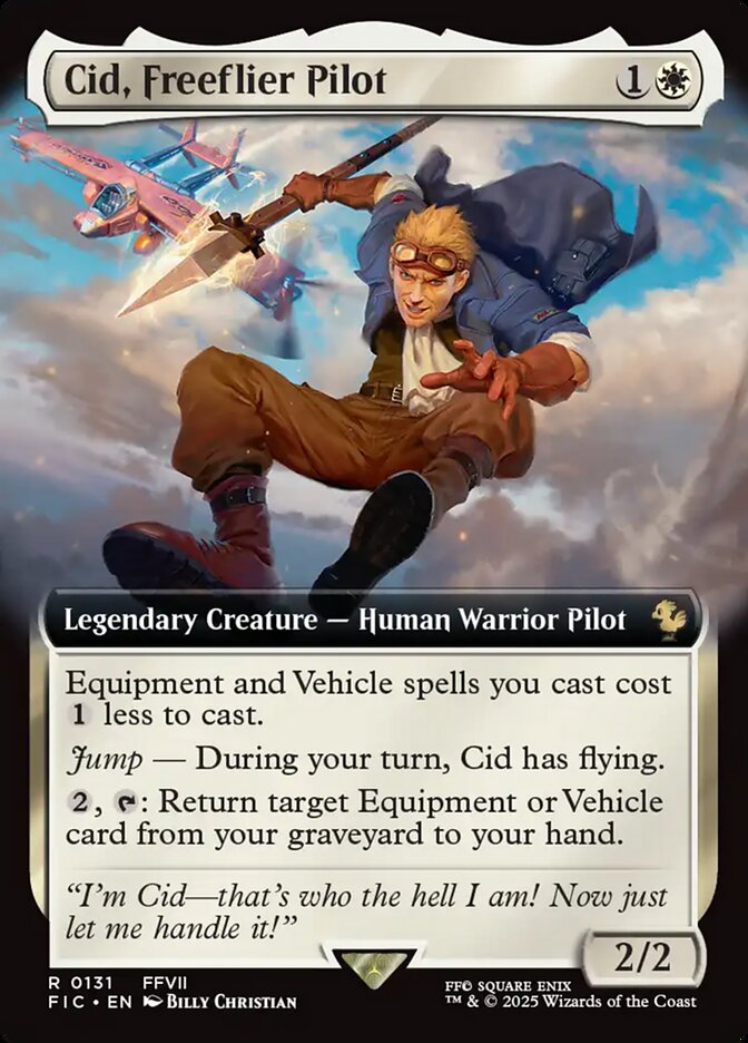 Cid, Freeflier Pilot (Final Fantasy Commander)