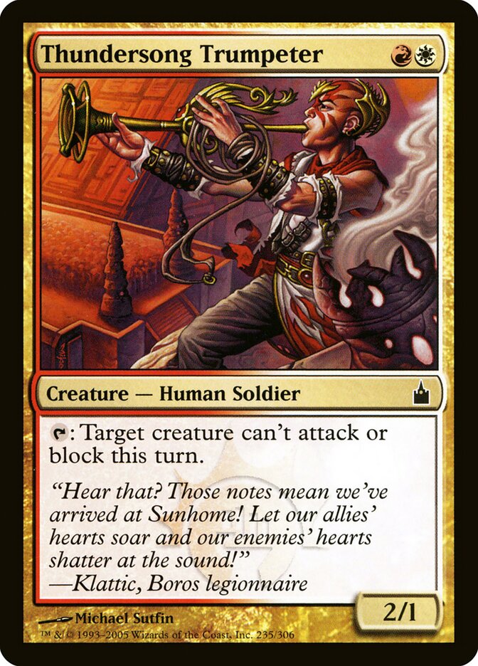 Thundersong Trumpeter (Ravnica: City of Guilds)