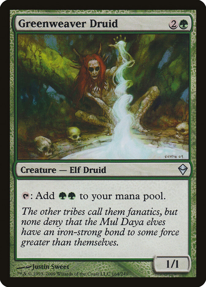 Greenweaver Druid (Zendikar)