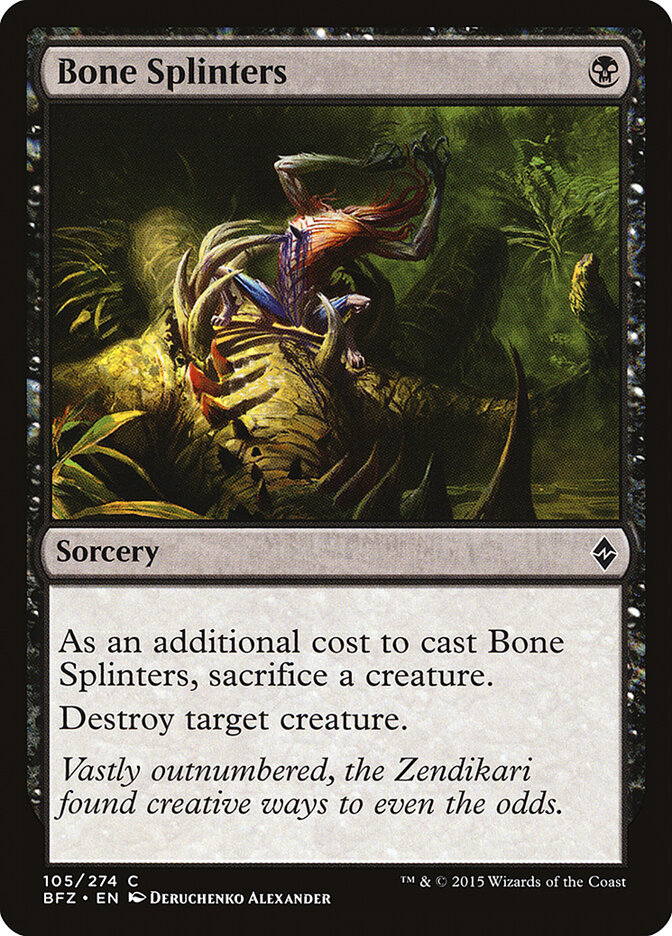 Bone Splinters (Battle for Zendikar)