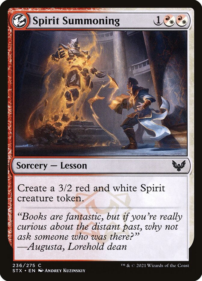 Spirit Summoning (Strixhaven: School of Mages)