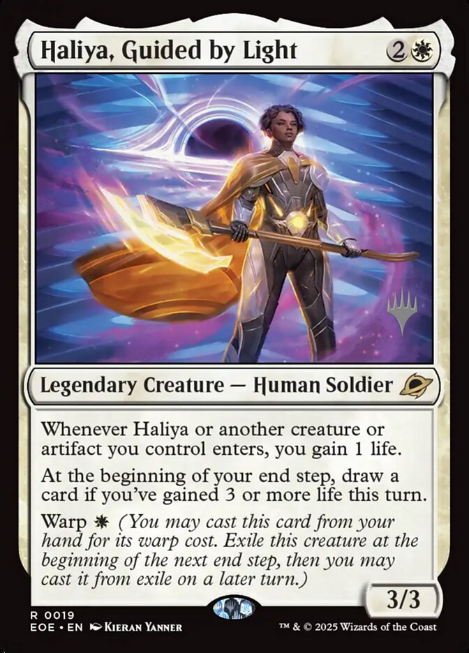 Haliya, Guided by Light (Edge of Eternities Promos)