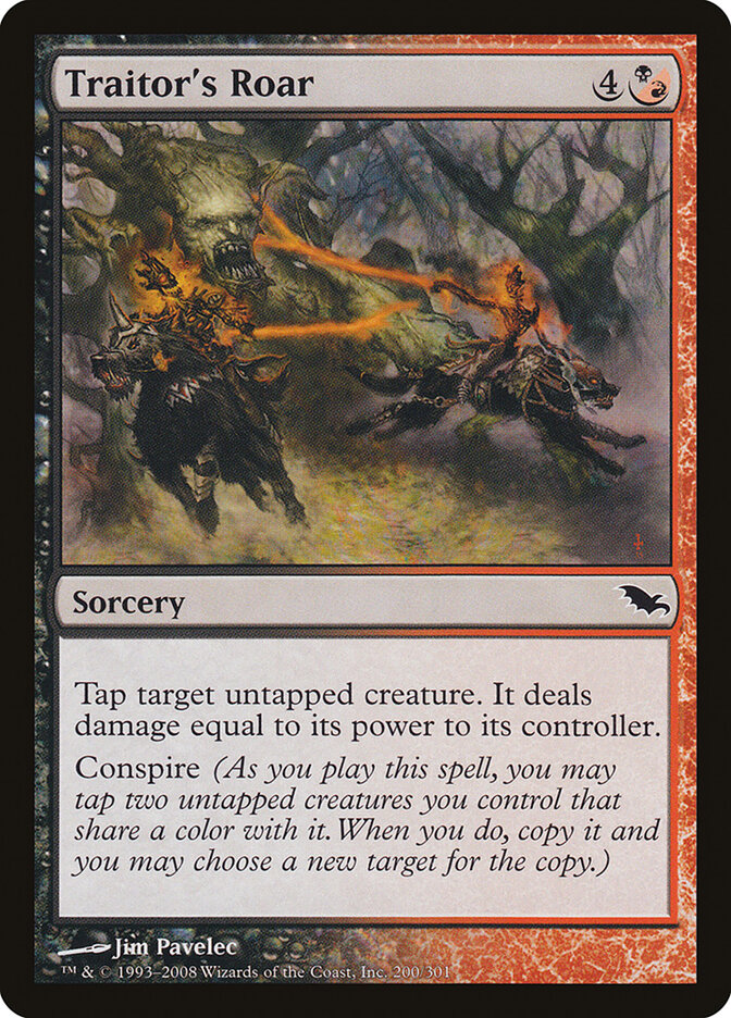Traitor's Roar (Shadowmoor)