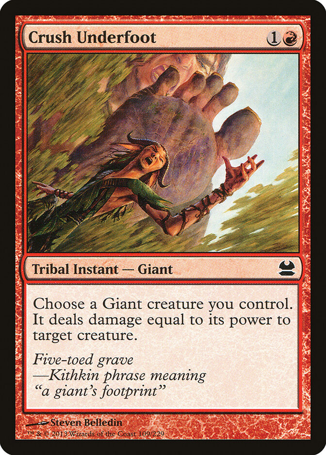 Crush Underfoot (Modern Masters)