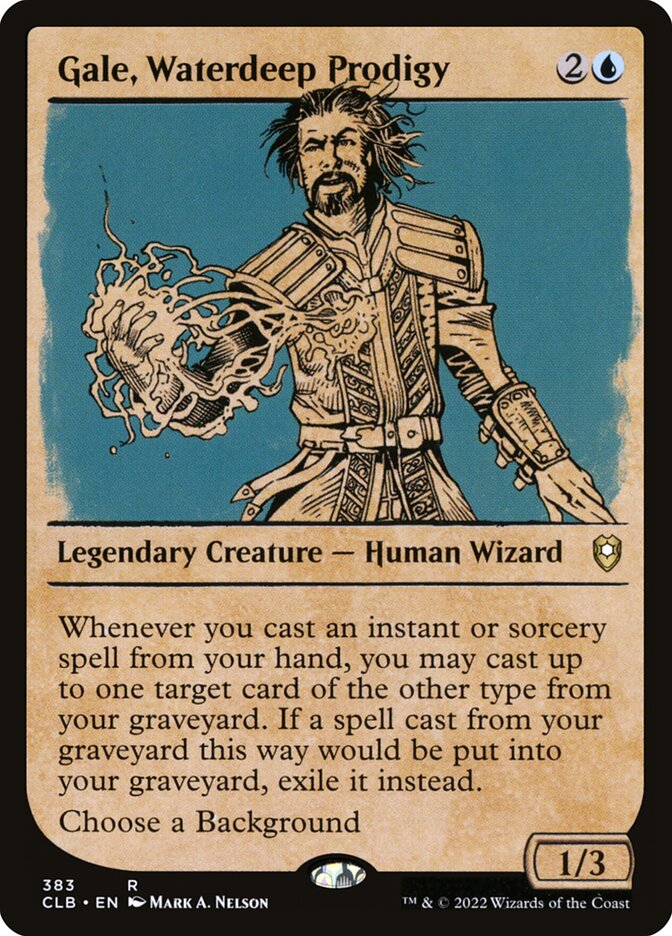 Gale, Waterdeep Prodigy (Commander Legends: Battle for Baldur's Gate)