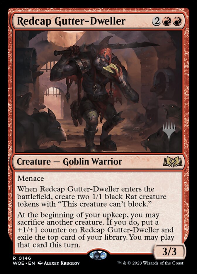 Redcap Gutter-Dweller (Wilds of Eldraine Promos)