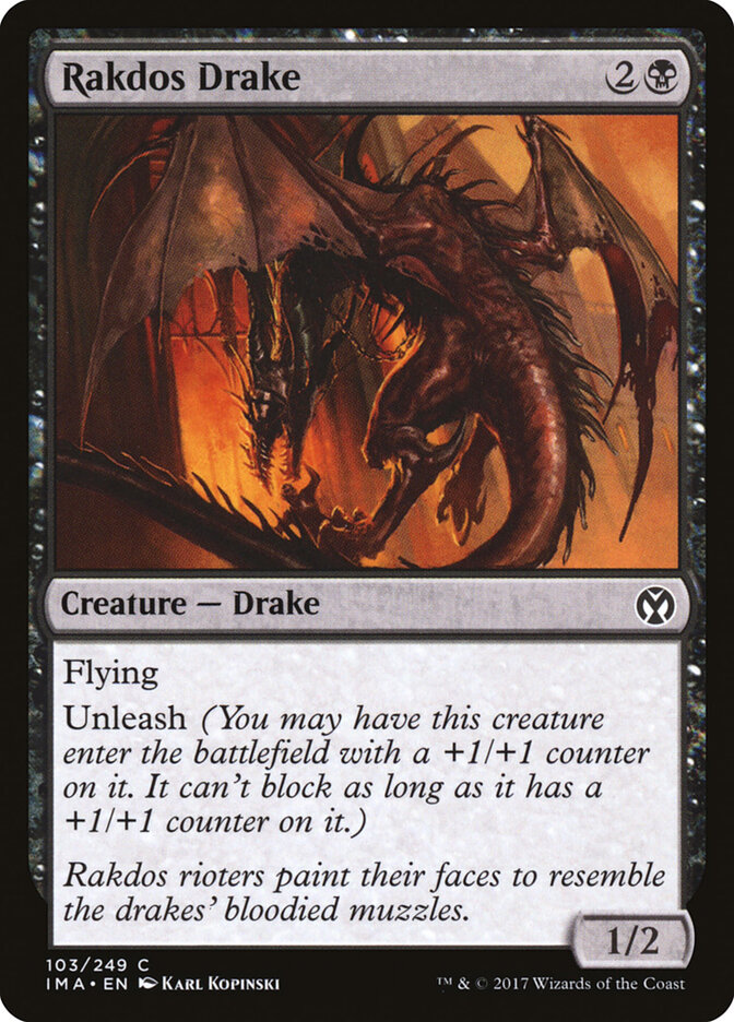 Rakdos Drake (Iconic Masters)